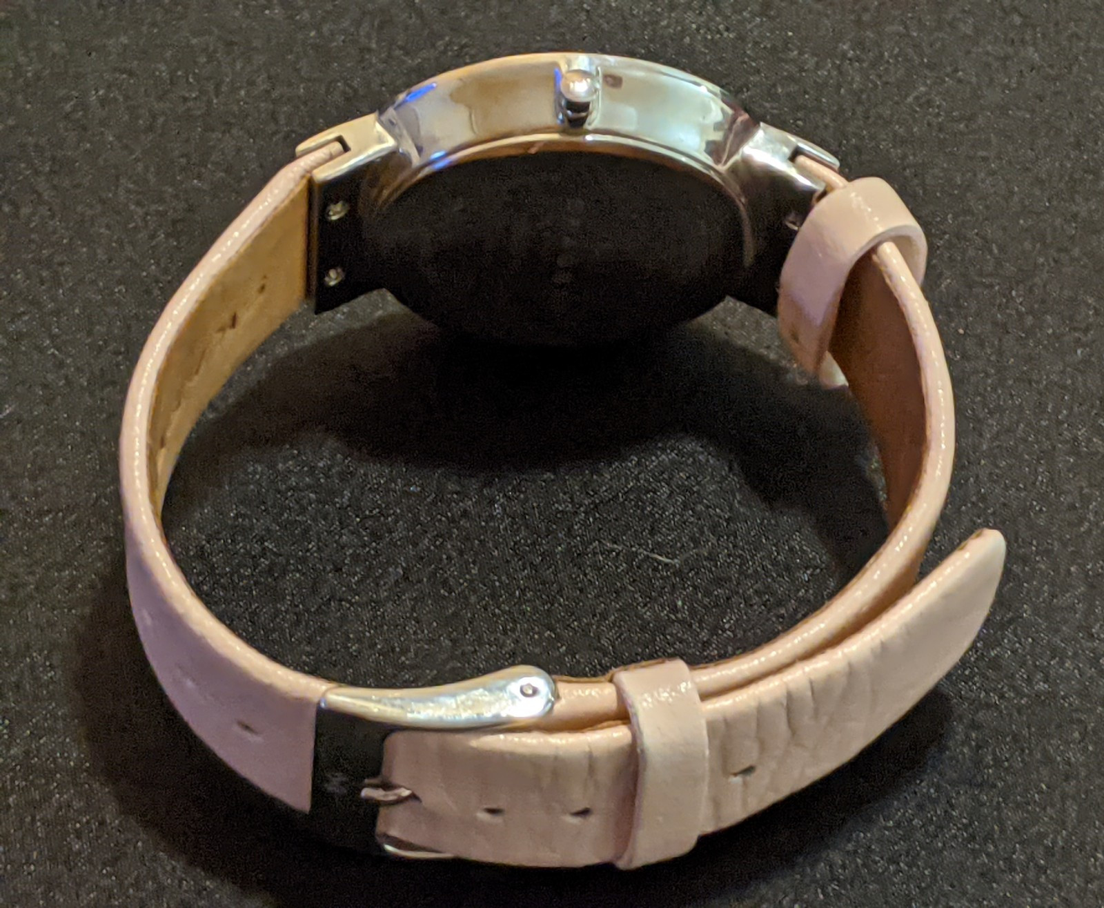 SKAGEN Women’s Quartz Watch SKW2165 MOP Crystal Bezel Blush Pink Leather Band