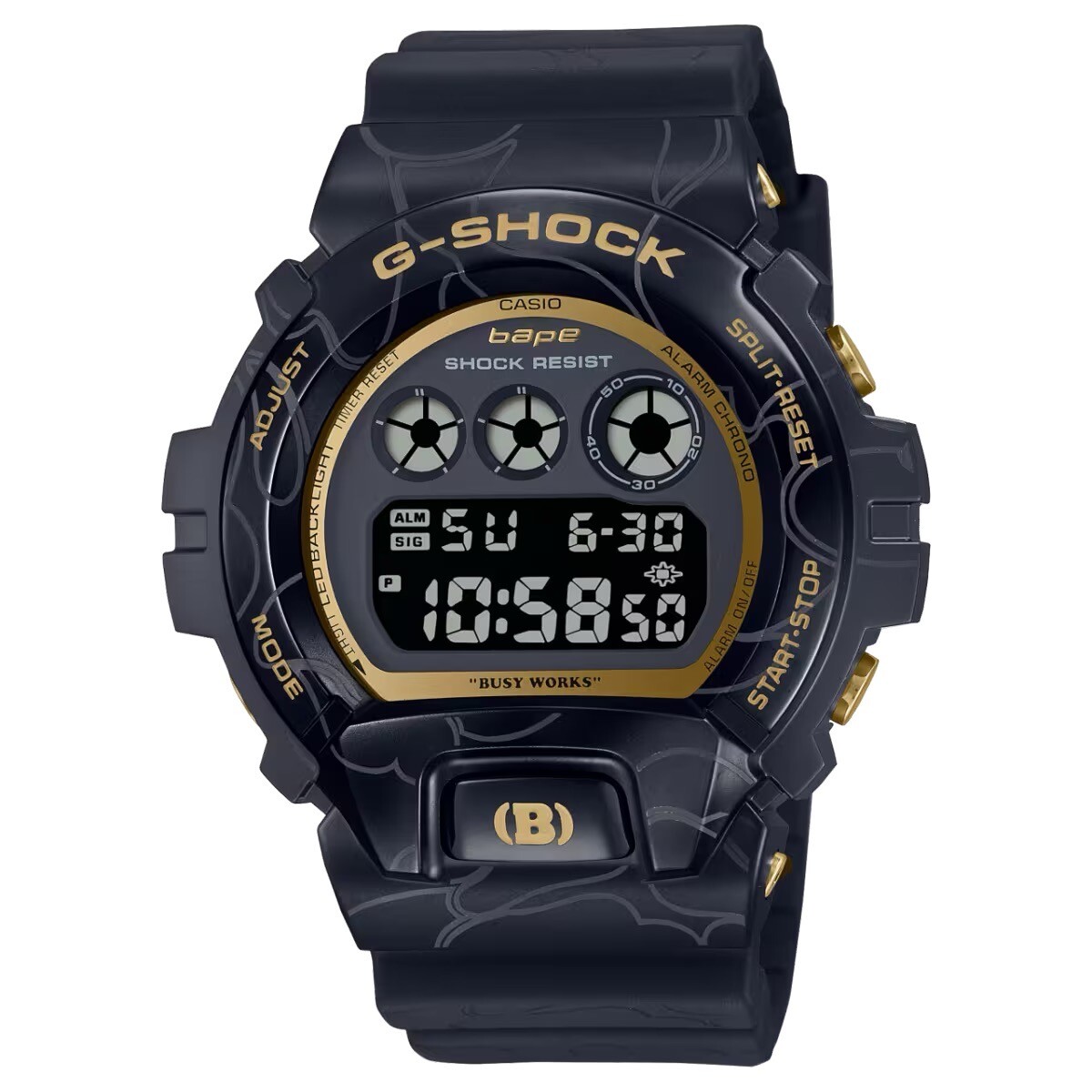 A BATHING APE x G-SHOCK GM-6900 30th Anniversary
