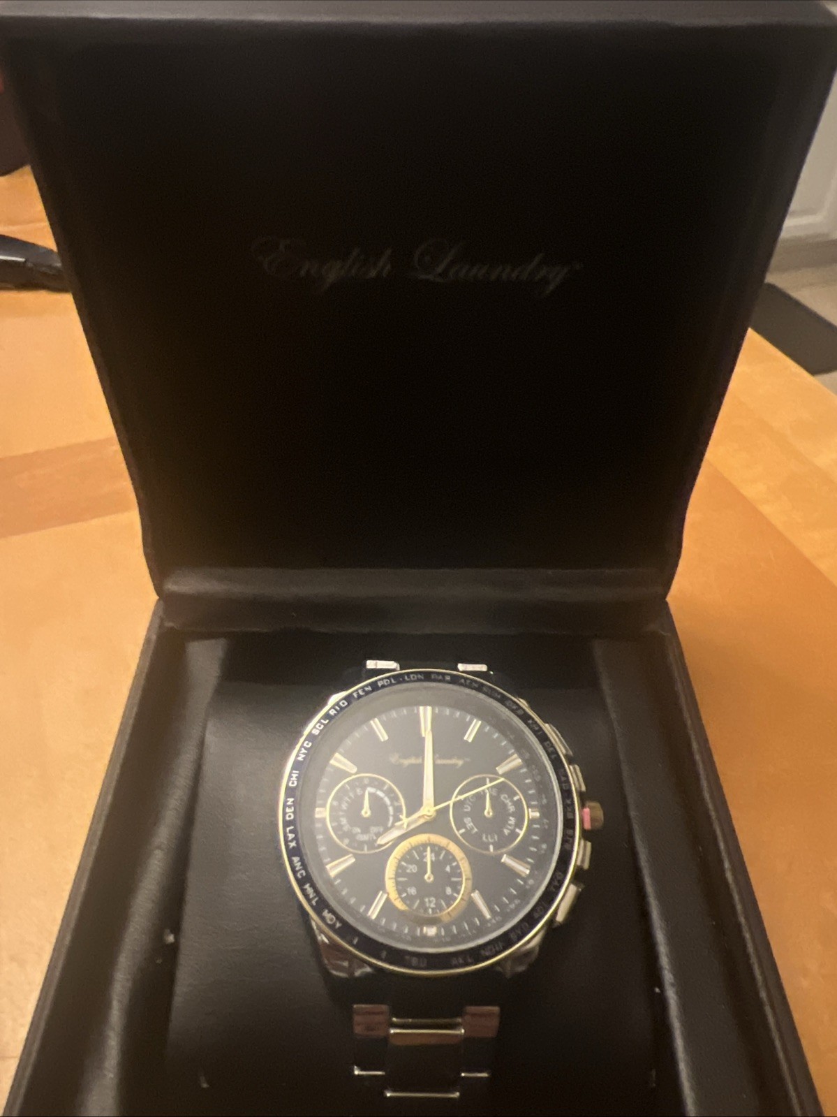 Luxury English Laundry Watch Blue new With Box No Papers