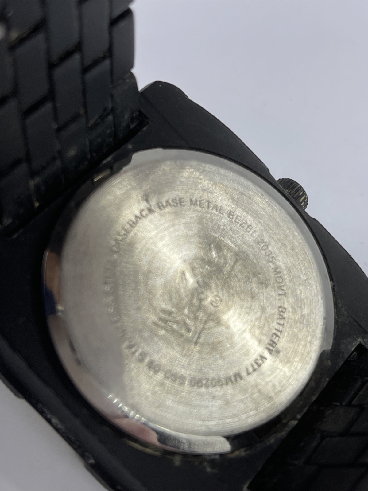 Mossimo Large Face Watch Black and Yellow MM90290 S60-12