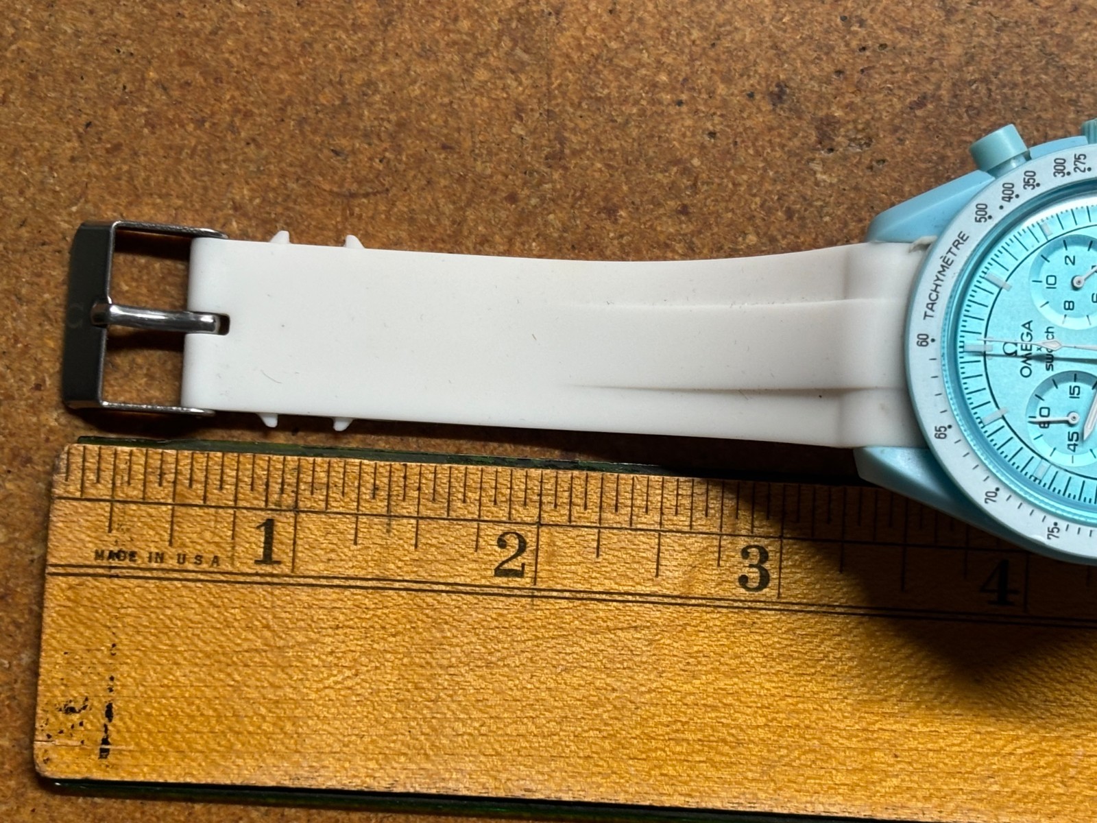 USA Seller OMEGA X MoonSwatch SWATCH Mission to Uranus BLUE WHITE Watch 4j Swiss