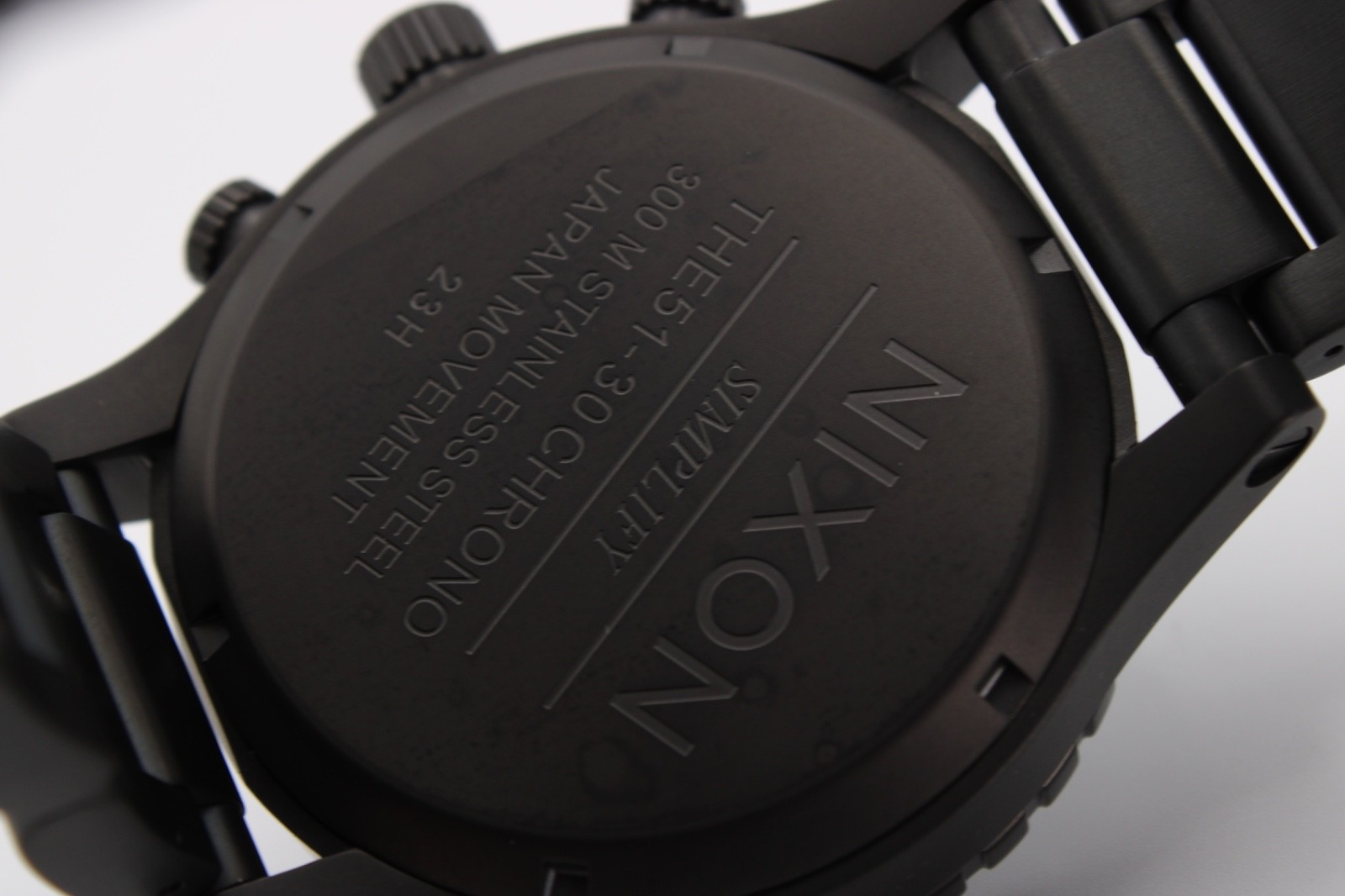 NIXON Chrono 51-30 A083-1042 Black Dial Men’s Watch 51mm
