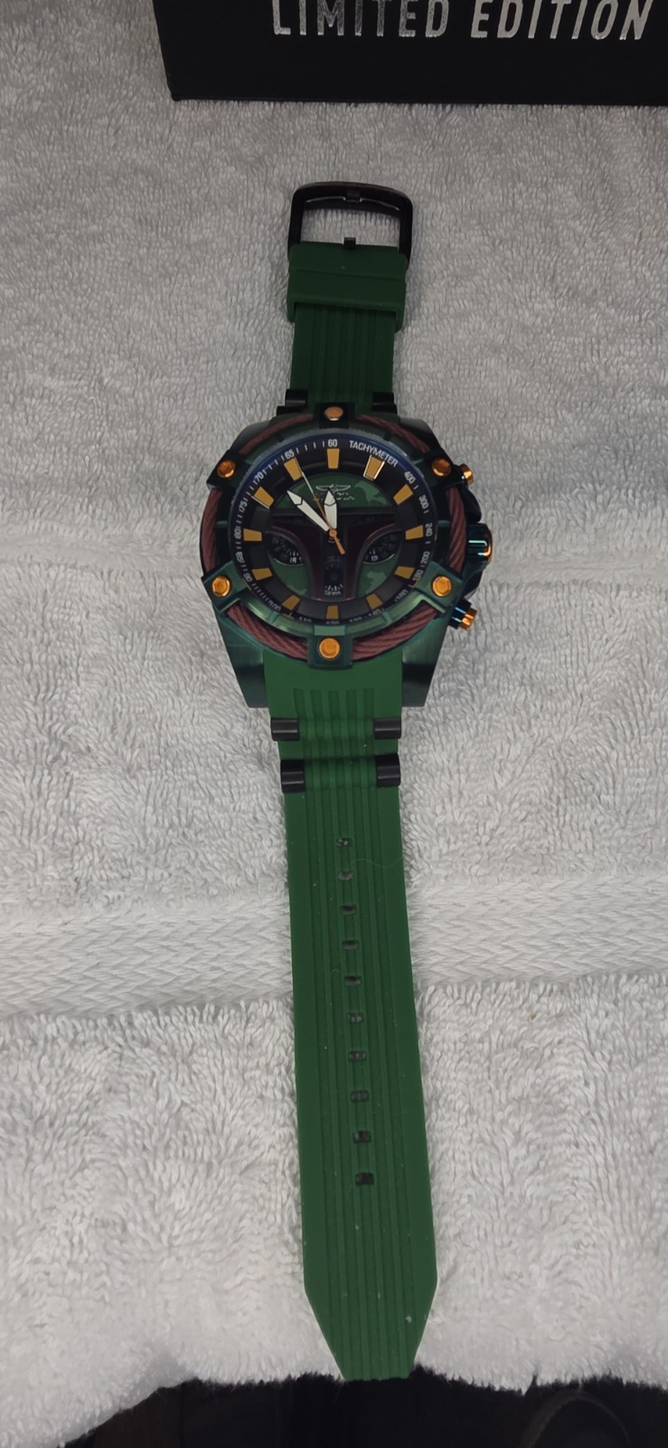 Invicta Boba Fett Star Wars 56 mm *LIMITED EDITION* Swiss Z60 Quarts Watch 27231