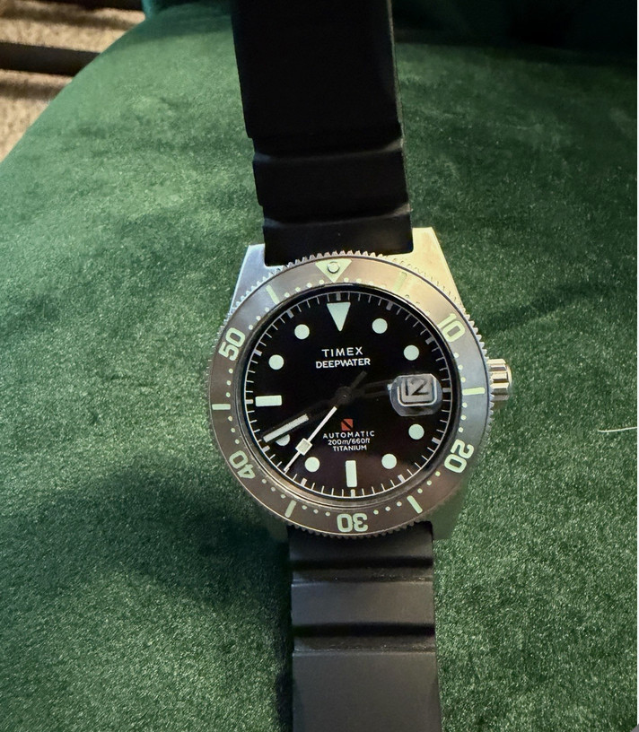 New Timex Deepwater Reef 200 Titanium Automatic 41mm Watch TW2W73800