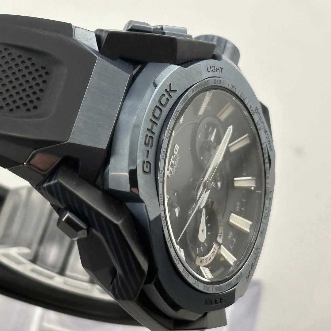 Casio G-Shock MTG-B4000B-1A2JF Smart Watch Black Stainless Steel Used Authentic