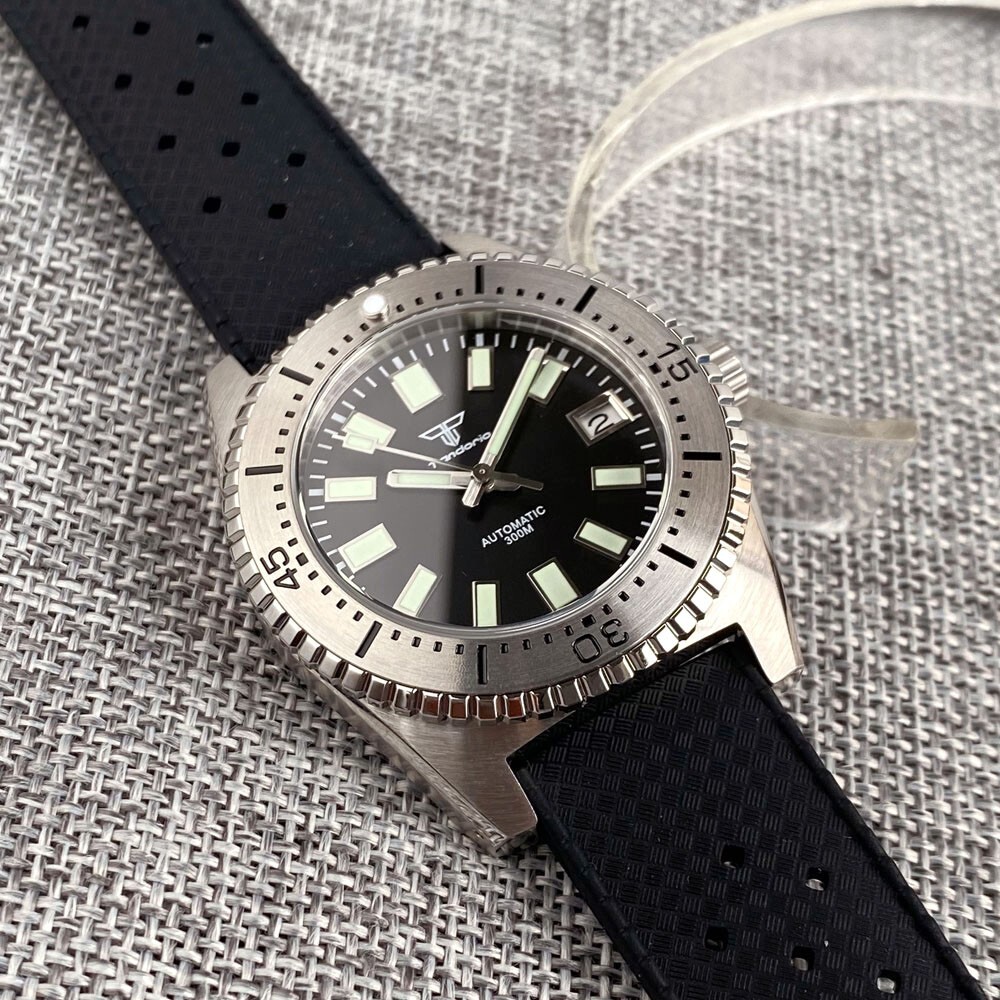30ATM Tandorio New 40mm Sapphire Glass Date Men NH35/PT5000 Automatic Watch Lume