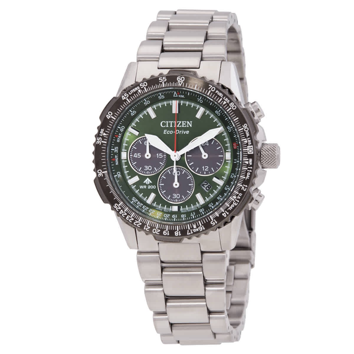 Citizen Promaster Navihawk Chronograph Khaki Dial Men’s Watch CA4664-60W