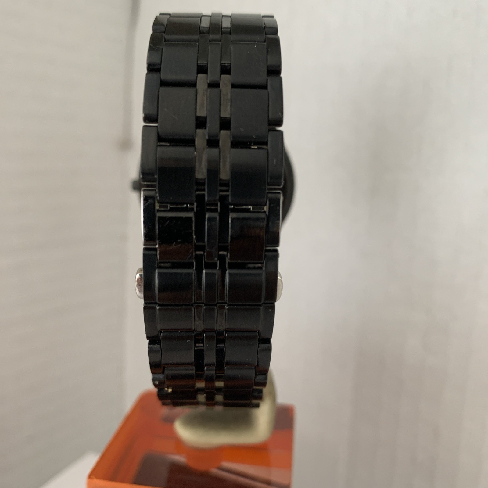 Citizen Men’s Eco Drive Stiletto Black Ion Plated S/S Bracelet Watch AR3015-53E