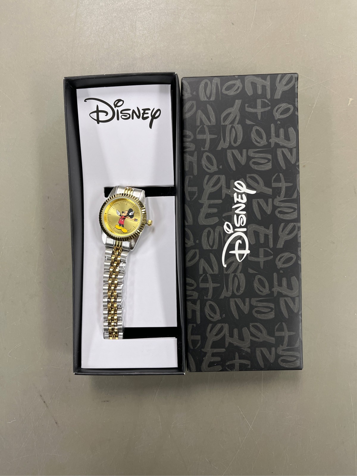 Disney Mickey Mouse Women’s Two-Tone Stainless Steel Bracelet Alloy Watch