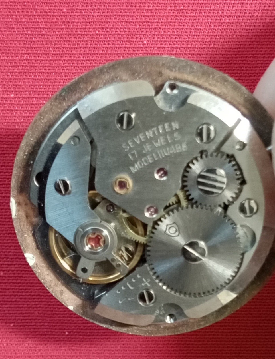 Vintage BELFORTE Men’s Watch 17 Jewels WORKING Movement Only NO Case