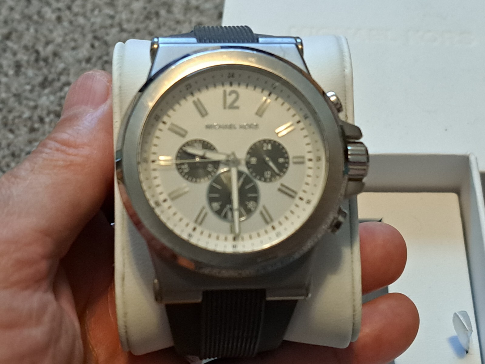 Michael Kors Wristwatch Watch Box and Papers Working As Shown #MK-8183