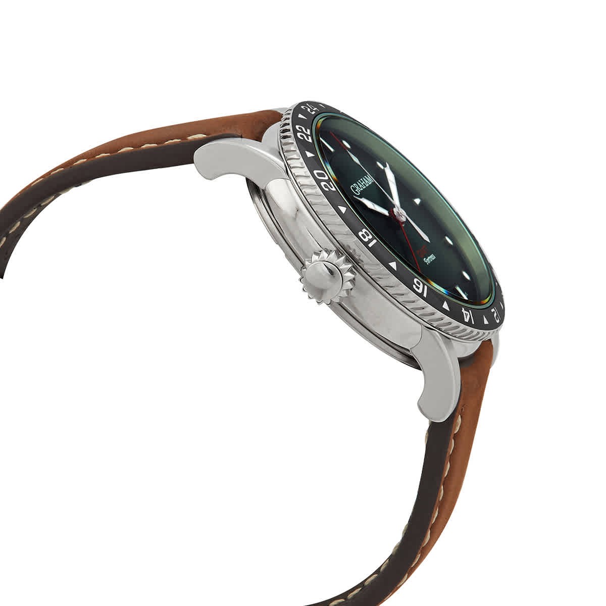 Graham Fortress GMT Automatic Green Dial Men’s Watch 2FOBC.G02A
