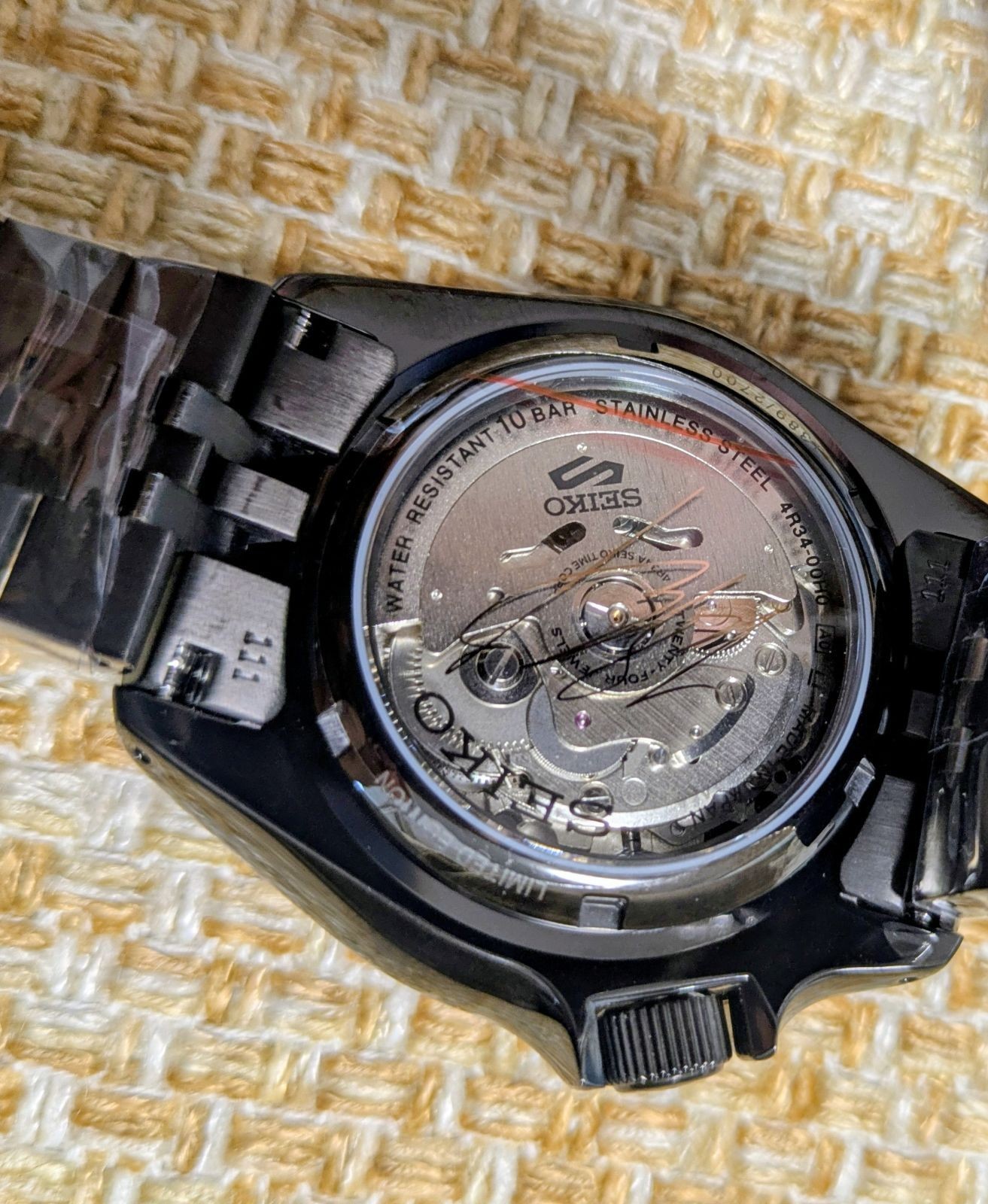 SEIKO 5 Sports GMT Yuto Horigome Watch SSK027K1 Tokyo Night Limited 2700 New