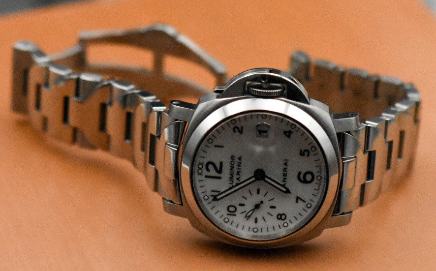 Panerai Luminor Marina White Men’s Watch – PAM00051 – Stainless Bracelet