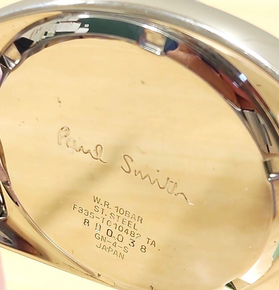 Paul Smith Five Eyes Horizontal Quartz Silver Dial Timepiece