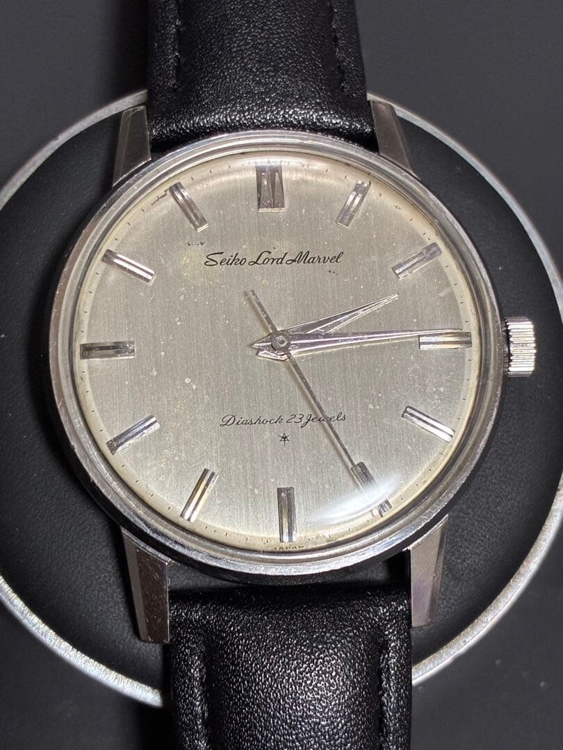Authentic SEIKO Lord Marvel 15027 Manual Wind Vintage Dress Watch 35.5mm 1963