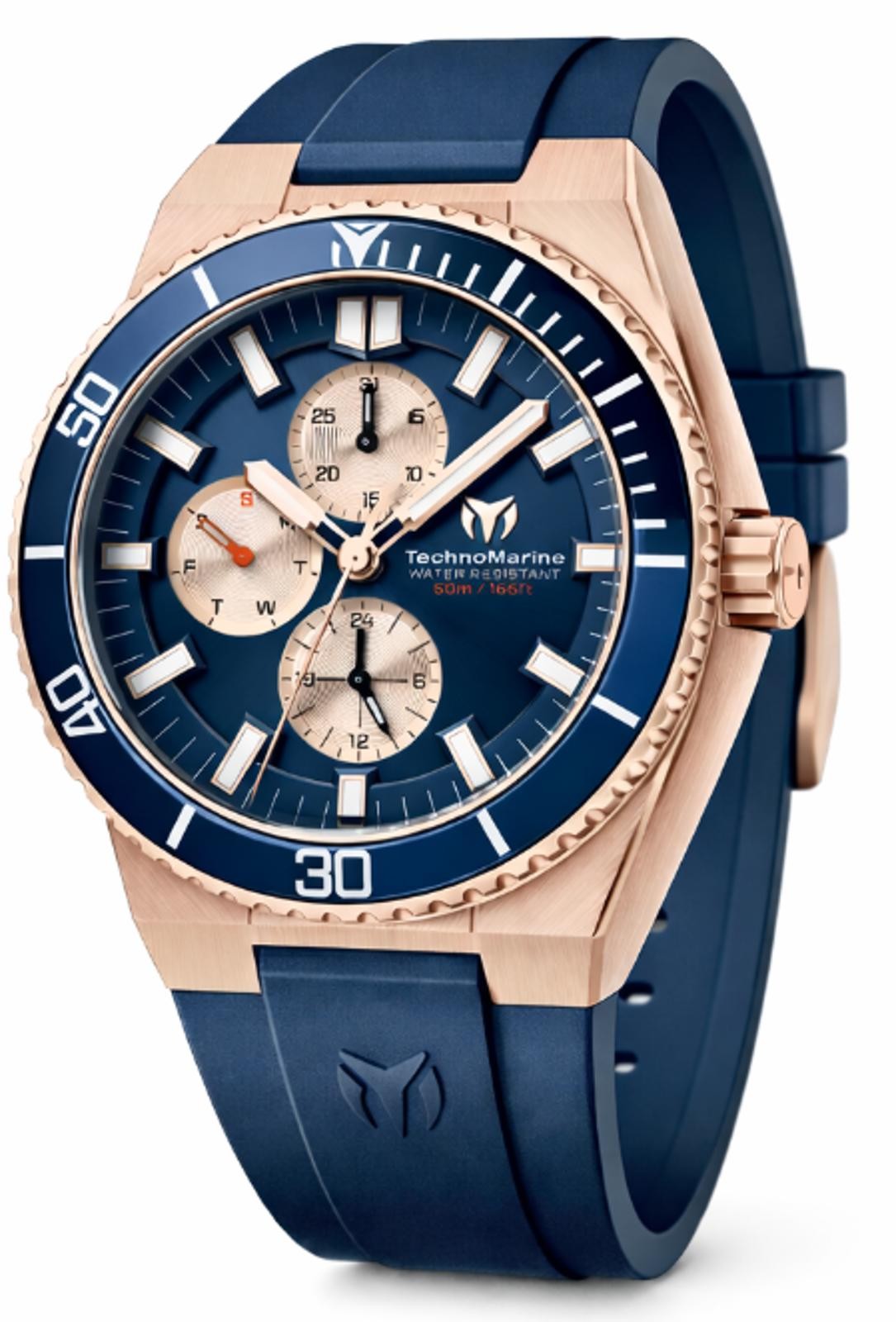 TechnoMarine La Pelagia Men’s Watch – 43mm, Dark Blue, Navy Blue (TM-225104)