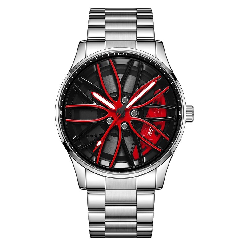 LIGE Mens Fashion Watch Luminous Analog Steel Wristwatch Business Male Watches