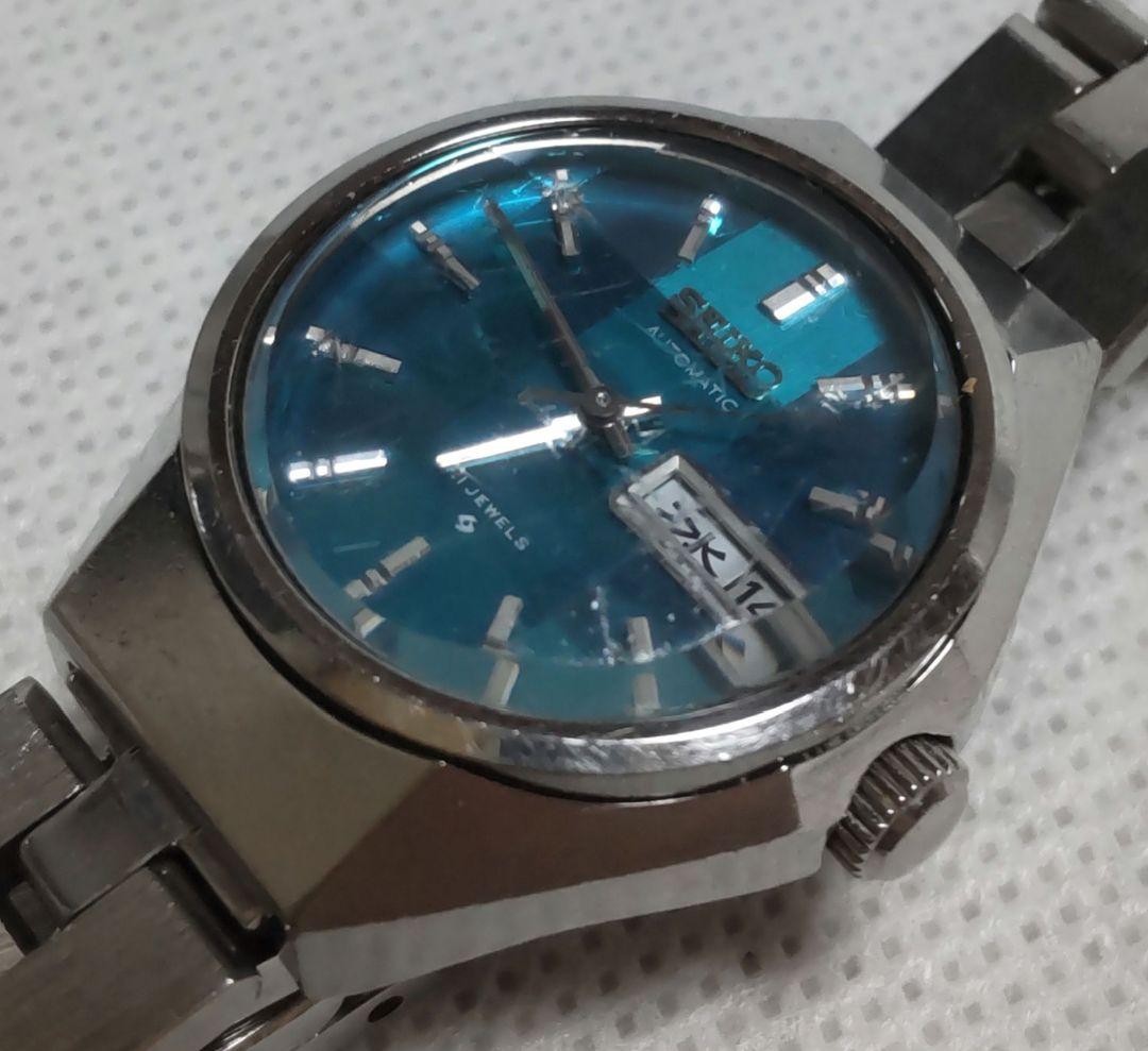 Seiko Automatic Ladies Watch Light Blue Dial 27mm wrist 16.0cm/6.3in