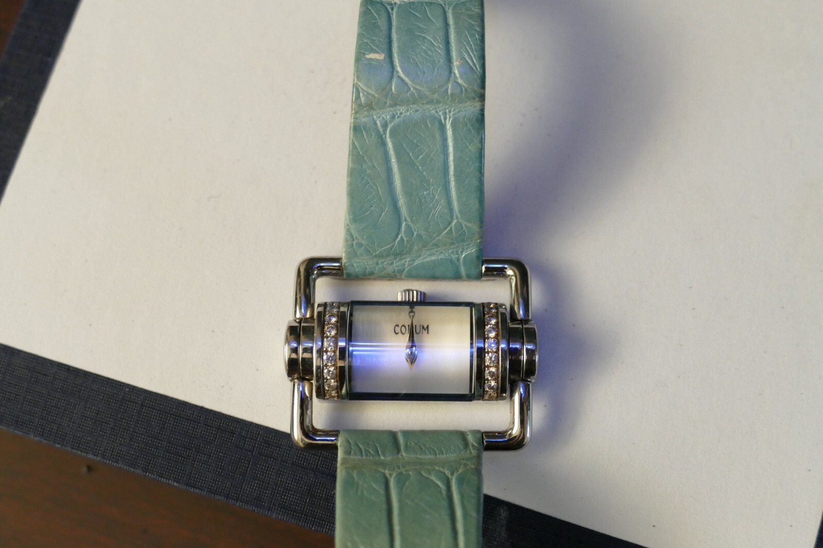 Corum ladies womans Horizontal Diamond jewellery watch lv 130.330.47 £3950