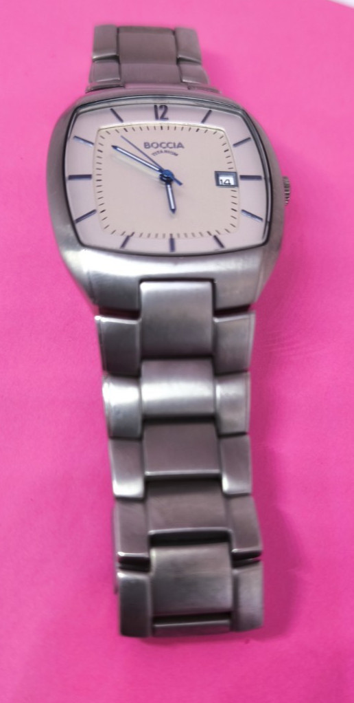Vintage Boccia Mens Titanium Watch Quartz