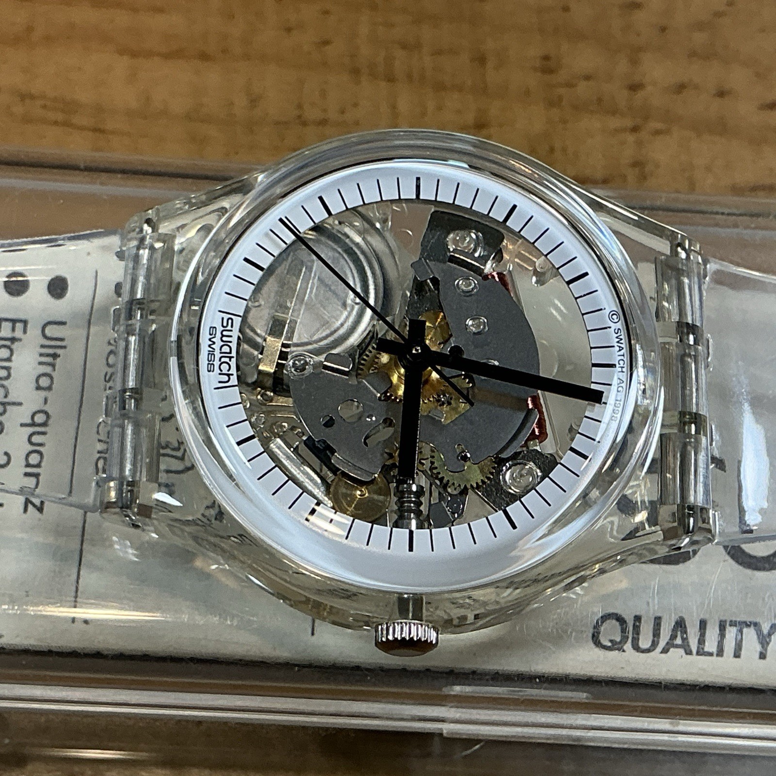 1998 JELLY FISH STYLE – SEE THRU – CLEAR [ NOS ] 34mm