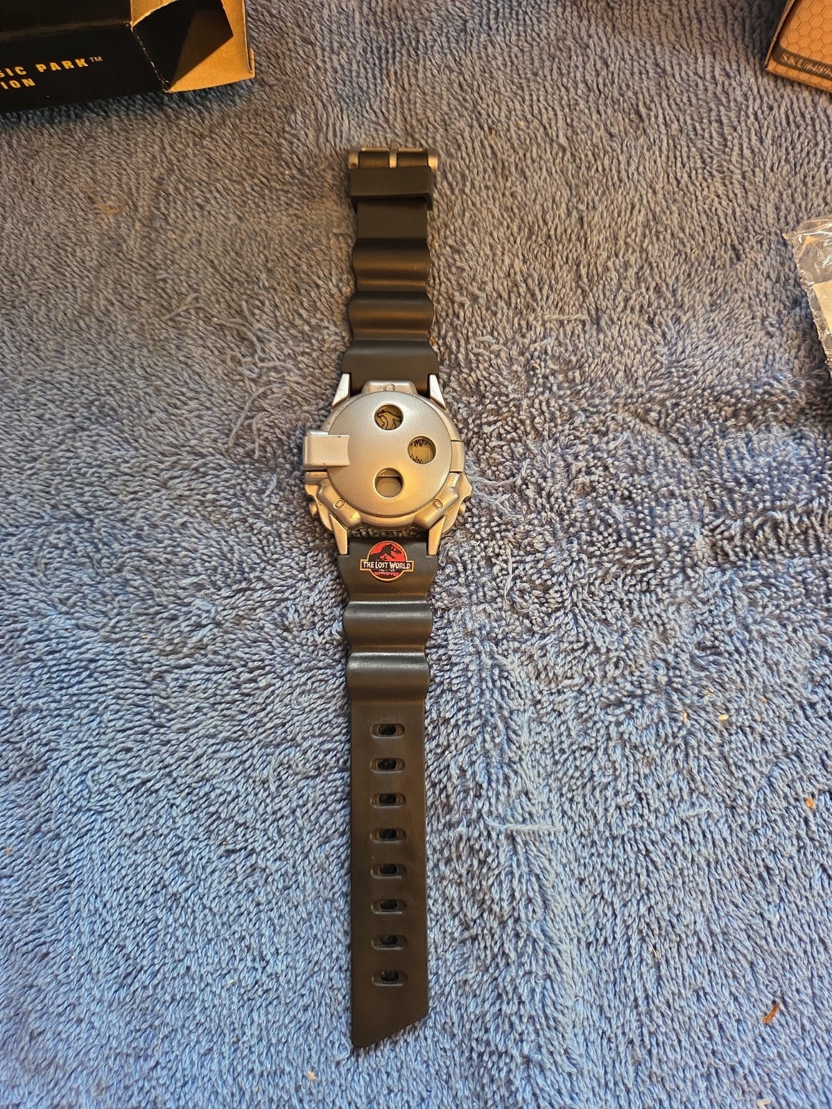 1997 Jurassic Park The Lost World Burger King Wristwatch with Flip Cover Vintage