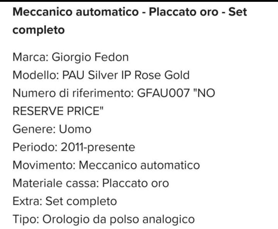 orologio automatico uomo nuovo