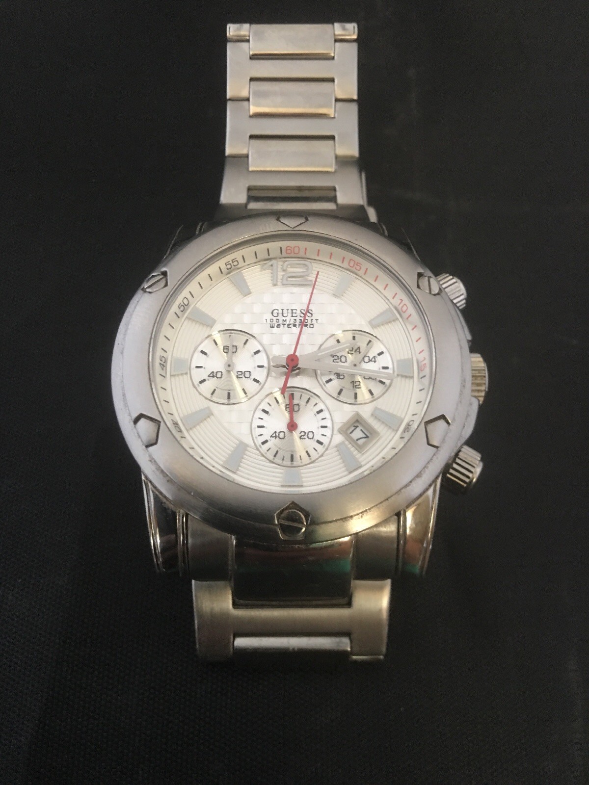 Guess Men’s Watch U15033G1 100M Water Resistant Chronograph Watch Japan Movement