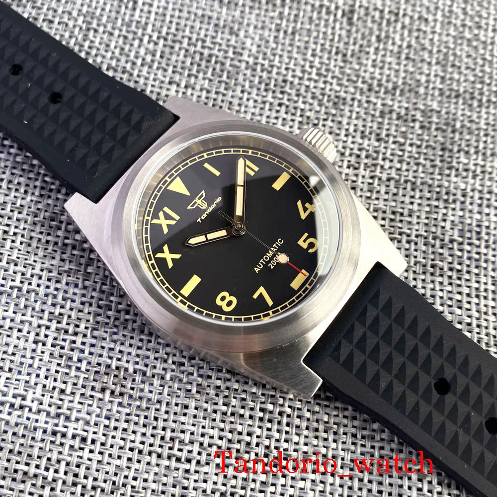 Tandorio 38mm Automatic Miyota 8215 Men’s Mechanical Watch Sapphire Glass Brown