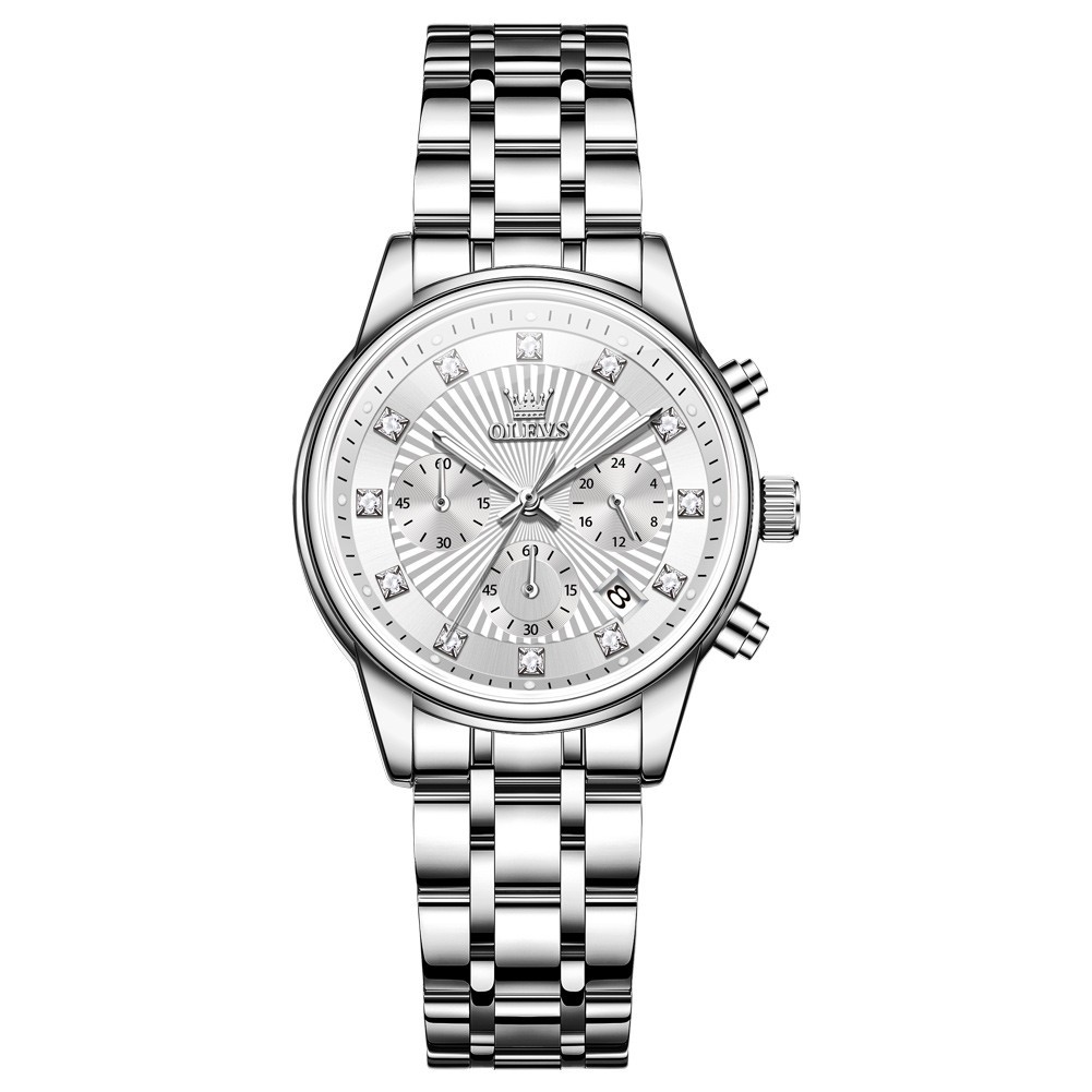OLEVS Japan Movement Elegance Ladies Fashion Calendar Quartz Wristwatch 3669
