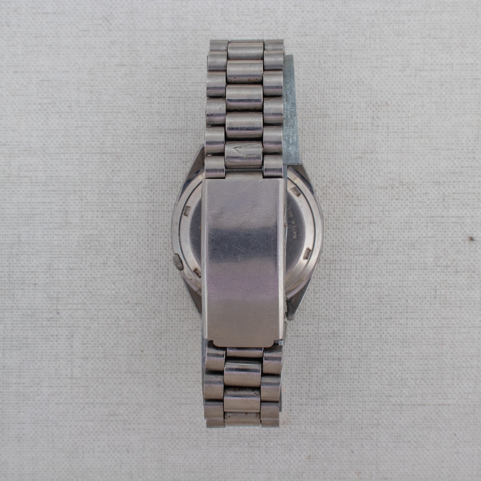 Vintage Seiko 5 Auto Watch Silver Sunburst Dial 7S26-3040 21J Arabic English Day