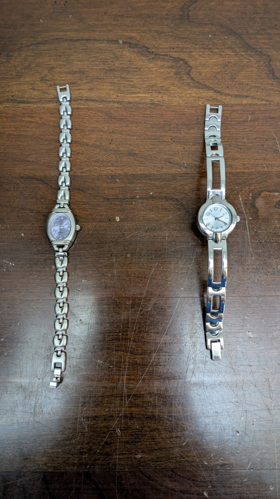 White Stag & Xhilaration Women’s Silver Stainless Steel Quartz Wristwatches