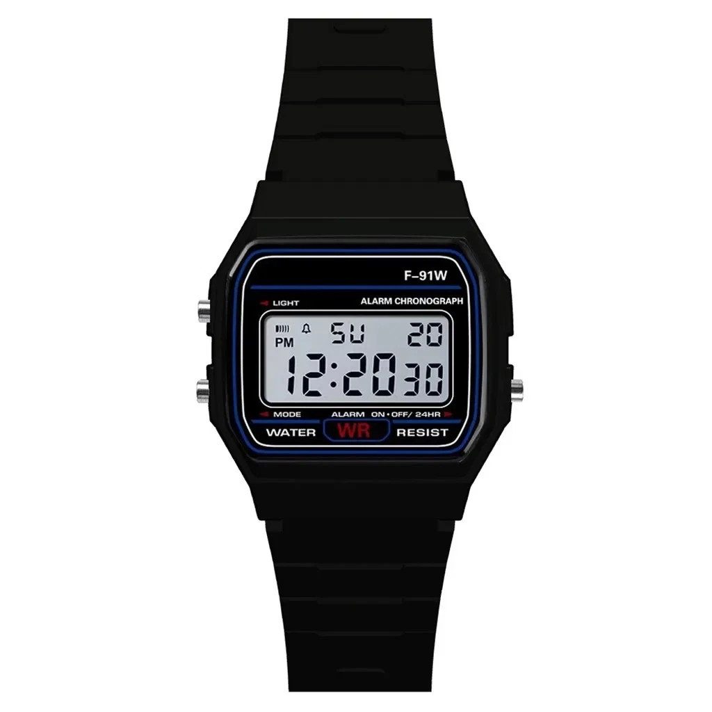Analog Digital Sport Watch LED Waterproof Military Style Men Women Kids.