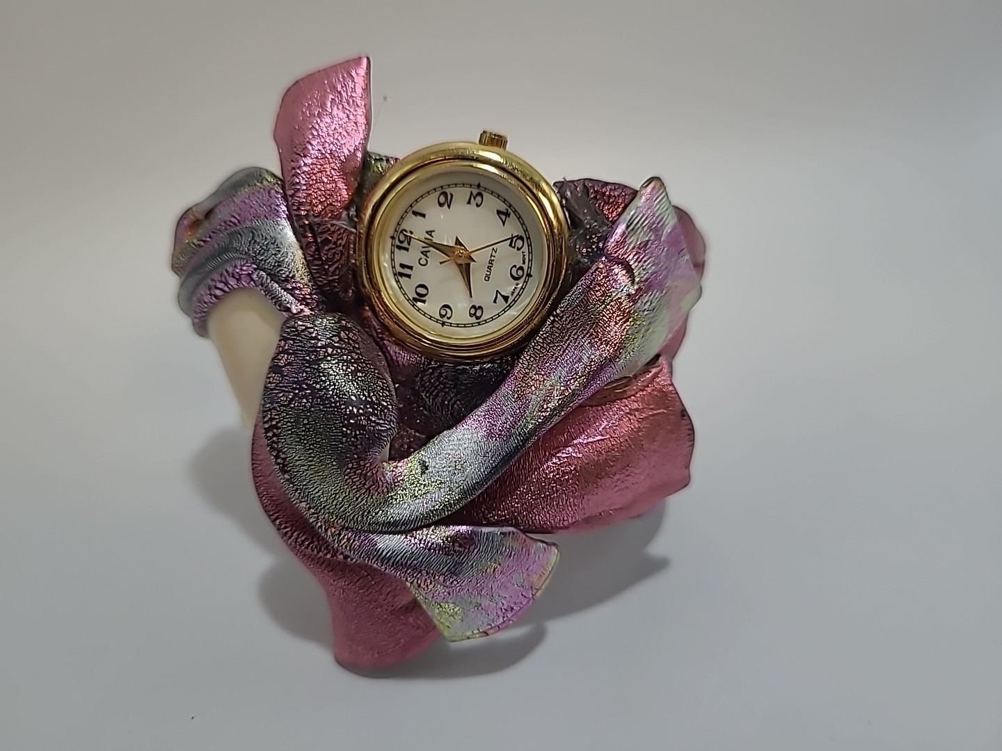 Vintage Bonetto Bisque Girl Quartz Watch Bracelet