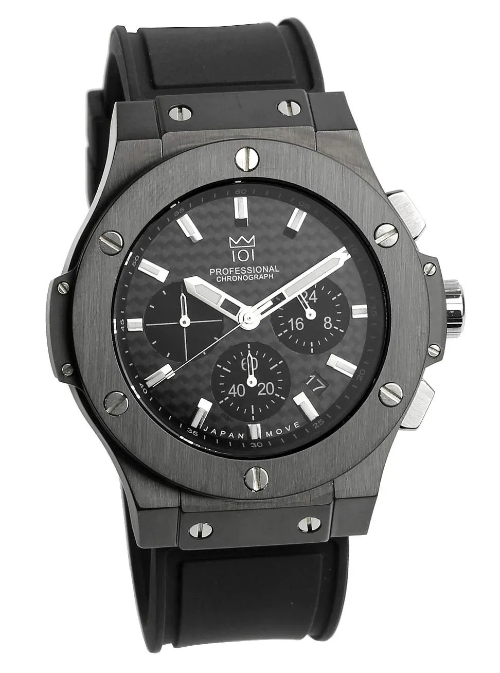 NEW HYAKUICHI 101 No.8 Men’s Watch 100m Waterproof Chronograph Japan