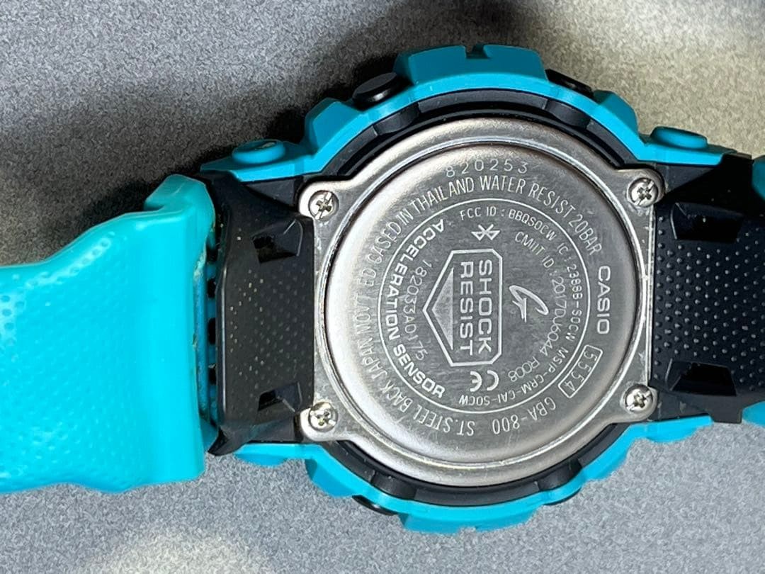 CASIO G-SHOCK G-SQUAD GBA-800-2A2JF Blue Bluetooth Step Tracker Mens Watch JDM