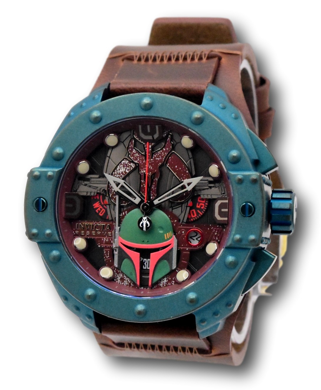 Invicta Star Wars Boba Fett Men’s 52mm Limited Swiss Chrono Watch 44298