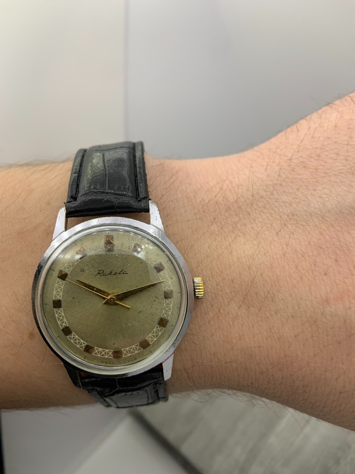 Vintage Soviet Men’s Watch RAKETA Baltika USSR 60s Mechanical 2609.I Serviced