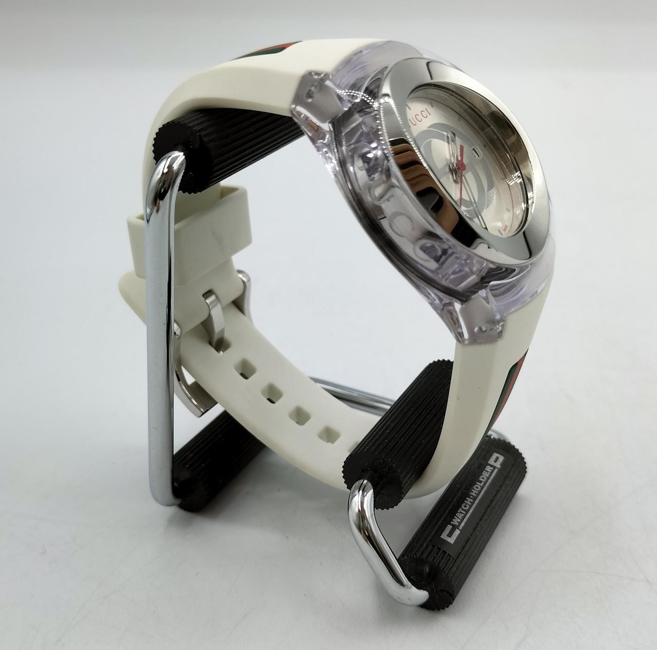 [A3N] Gucci Sync 137.3 Quartz Analog Date Rubber Band Men Watch [r9n]