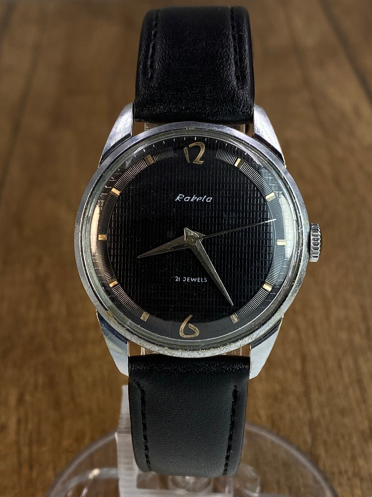 Raketa Baltika mechanical 21j vintage Soviet Era mens wristwatch USSR