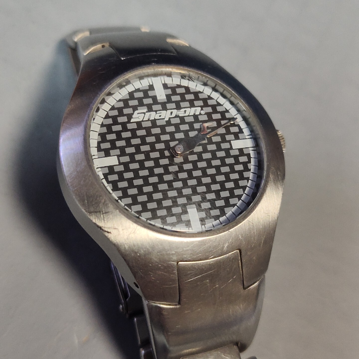 SNAP ON TOOLS Men’s Stainless Steel 2008 Special Edition Watch – Works new cell