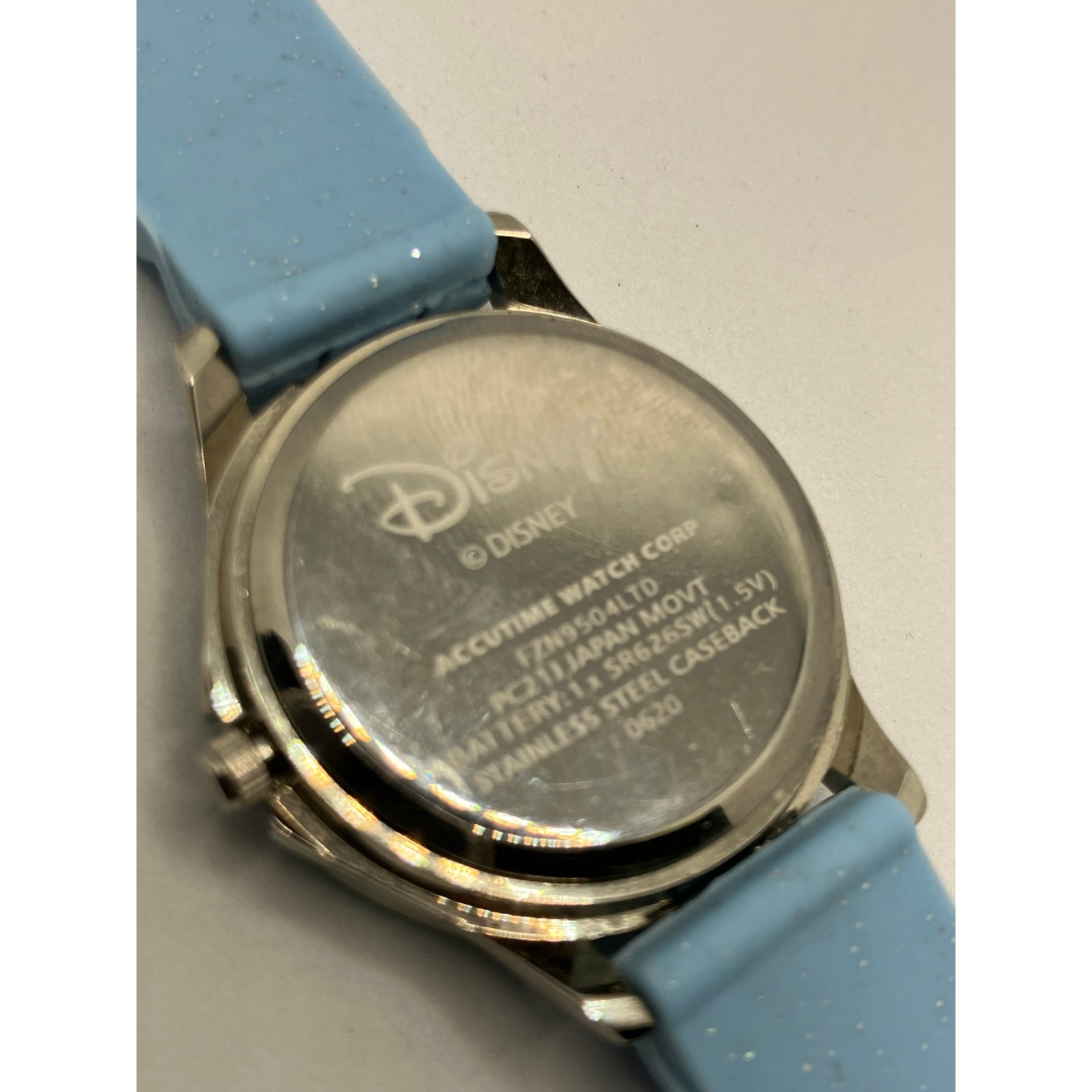 Frozen Disney Watch Girl TEEN Women’s Blue Analog Ana Elsa *new battery*