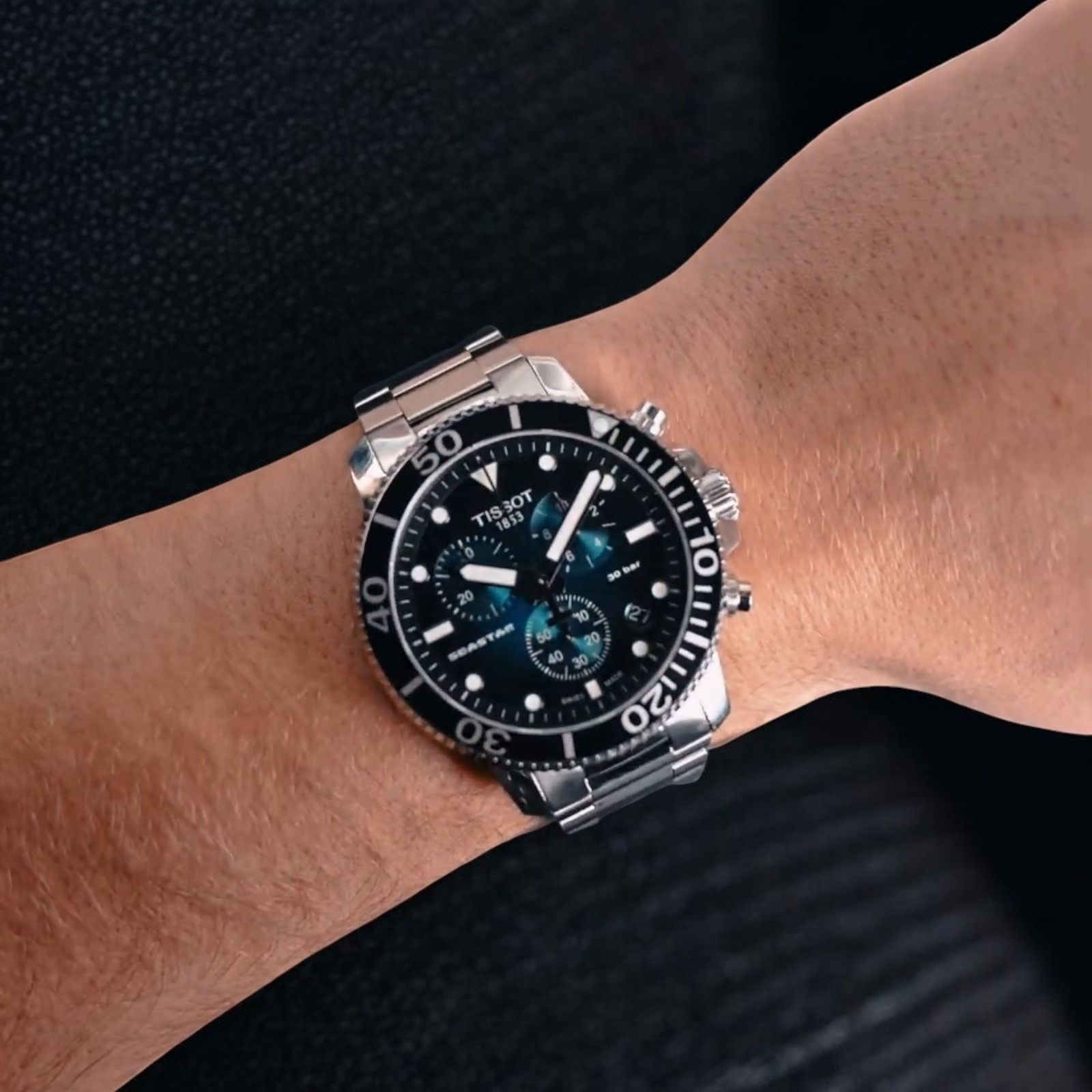 Tissot T-Sport Seastar 1000 T120.417.11.091.01 Chronograph Diver’s Men’s Watch