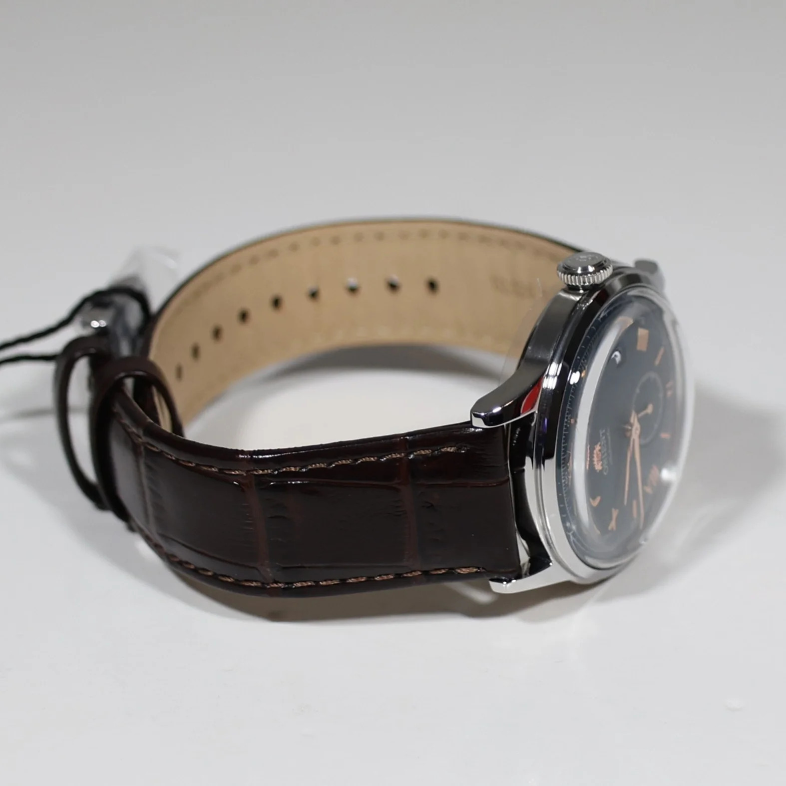 Orient Bambino Green Dial Small Seconds Hand Automatic Watch RA-AP0102E30B