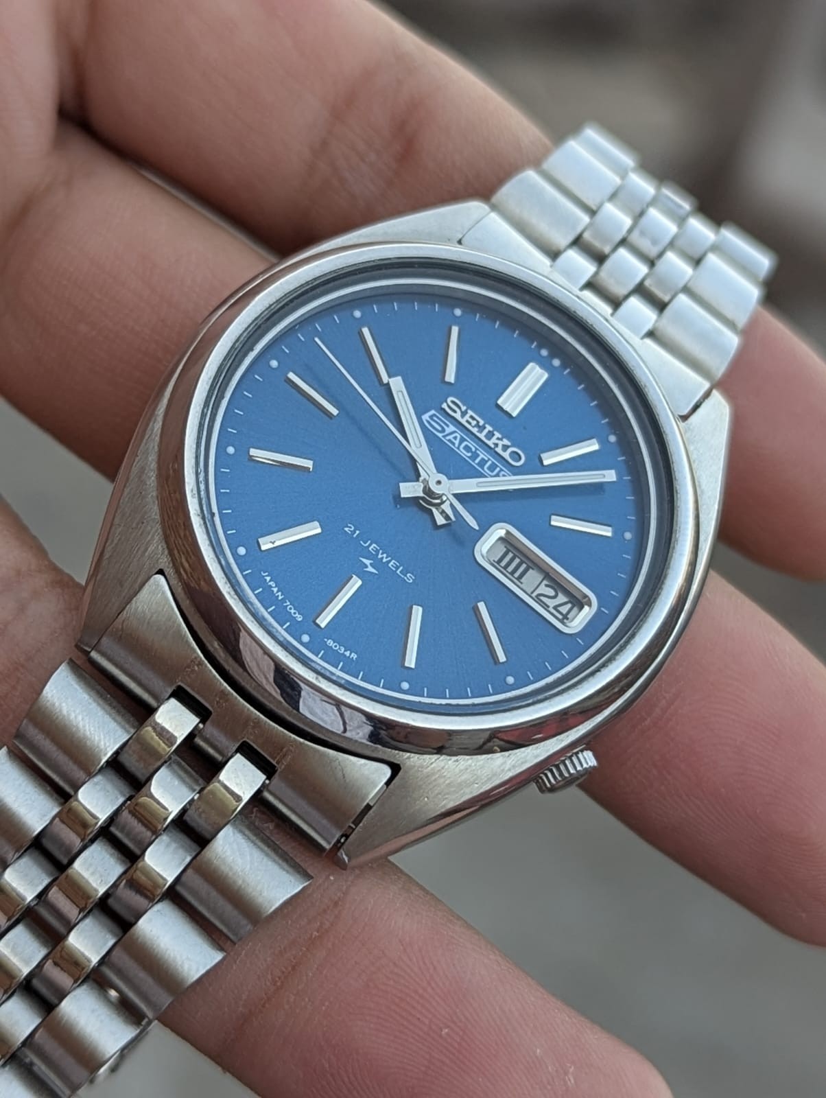 Seiko 5 Men’s Automatic Watches 7009 | Blue Dial | Japan Made