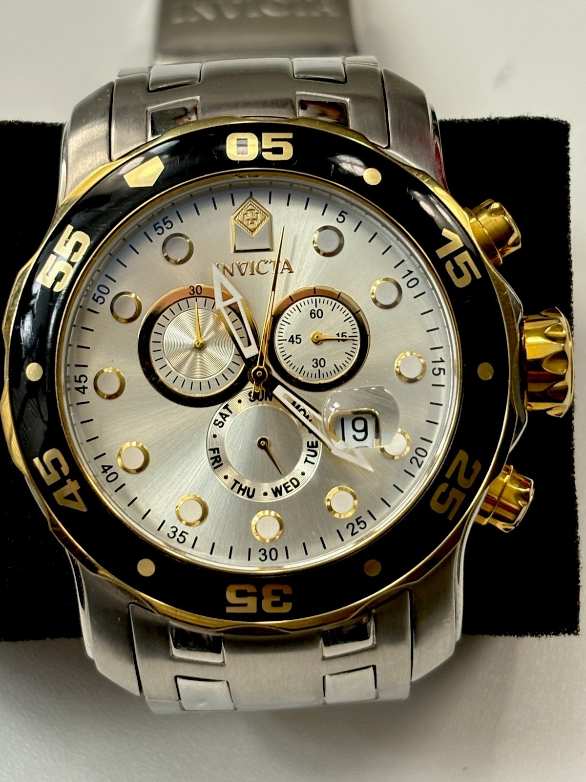Invicta Pro Diver SCUBA 48 mm Silver Stainless Steel Case, Silver Stainless…
