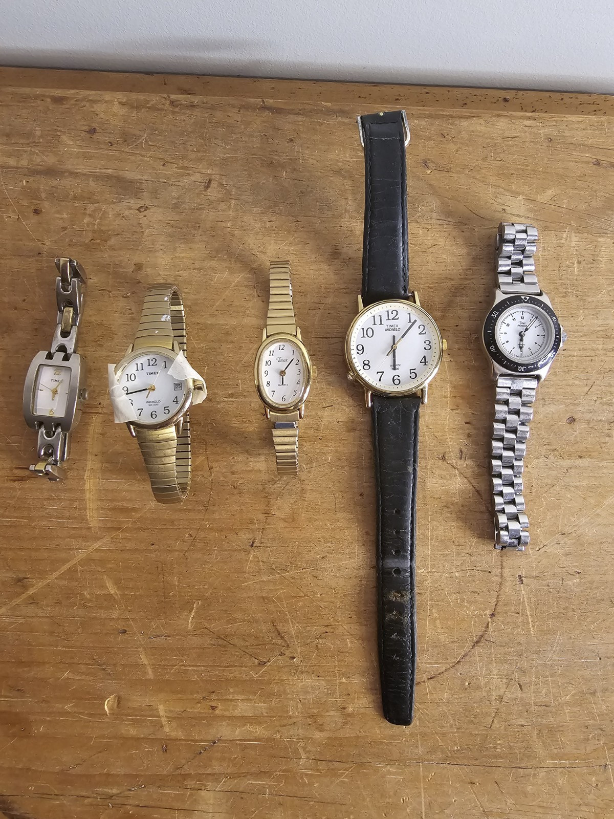 UNIQUE Variety TIMEX Watch LOT/Bundle Of 5 (READ DESCRIPTION)