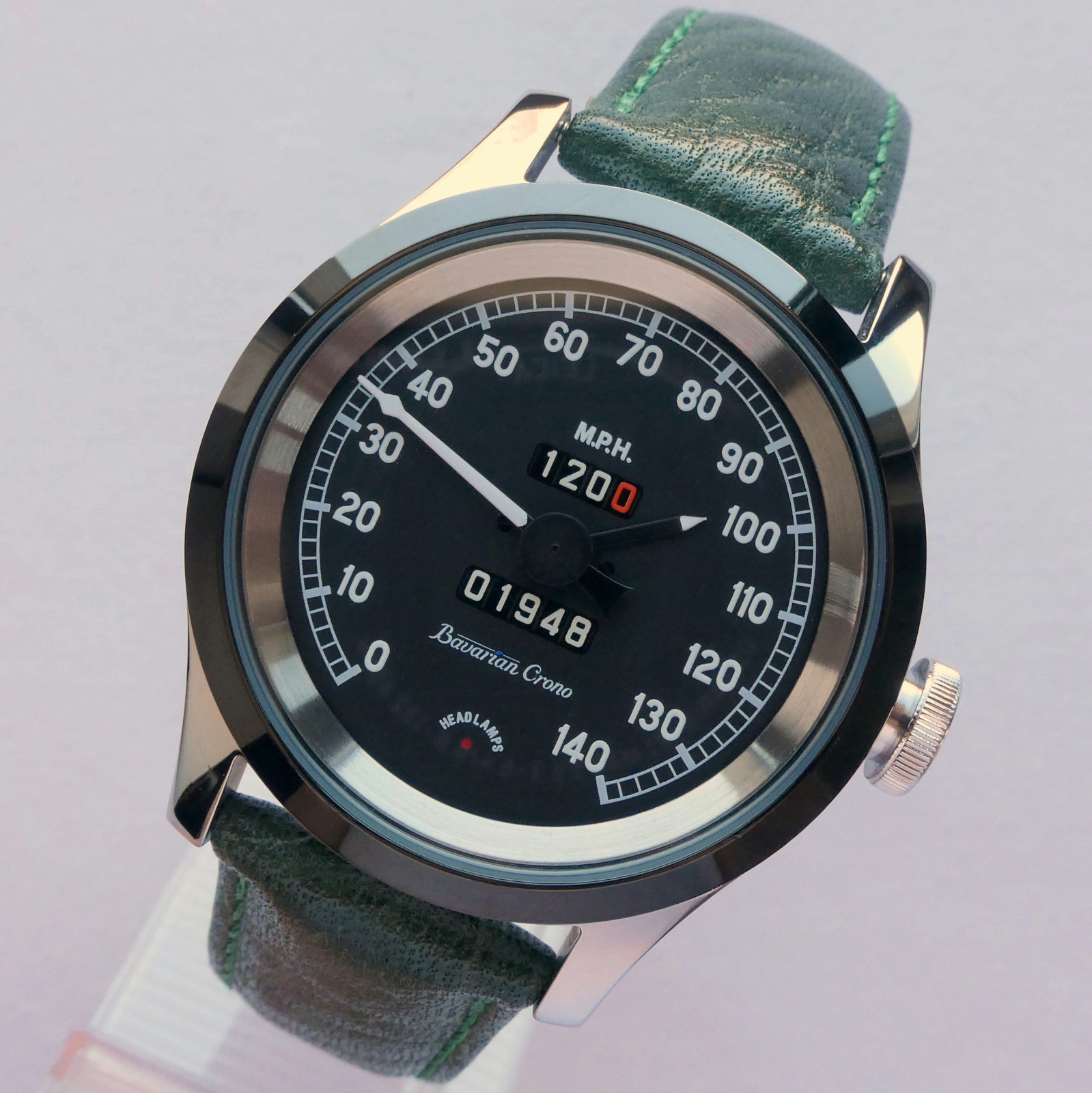 Jaguar XK120 XK 120 Classic British Sport Car Speedometer Accessory Swiss Watch