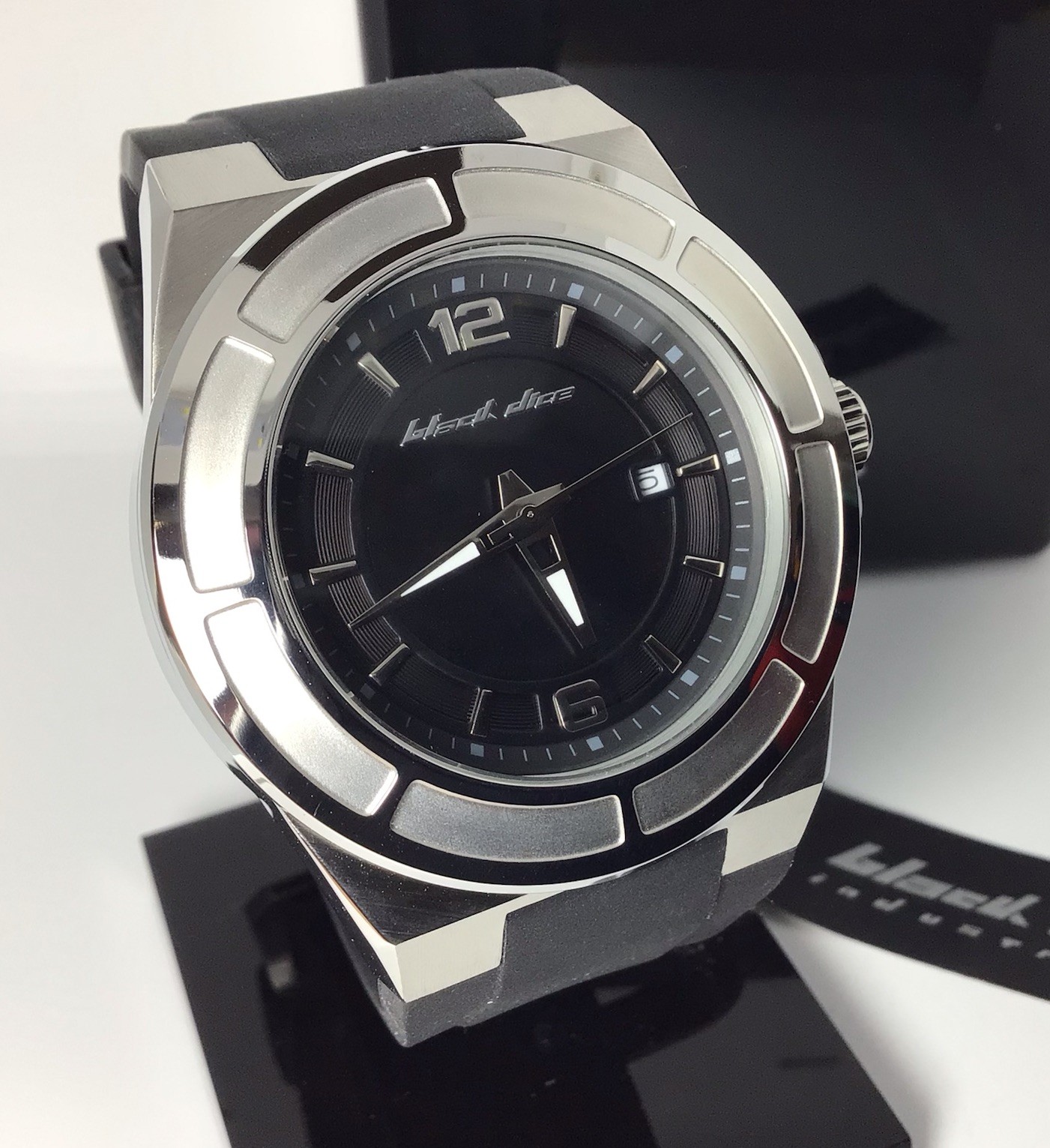 Black Dice Men’s Watch – 5ATM